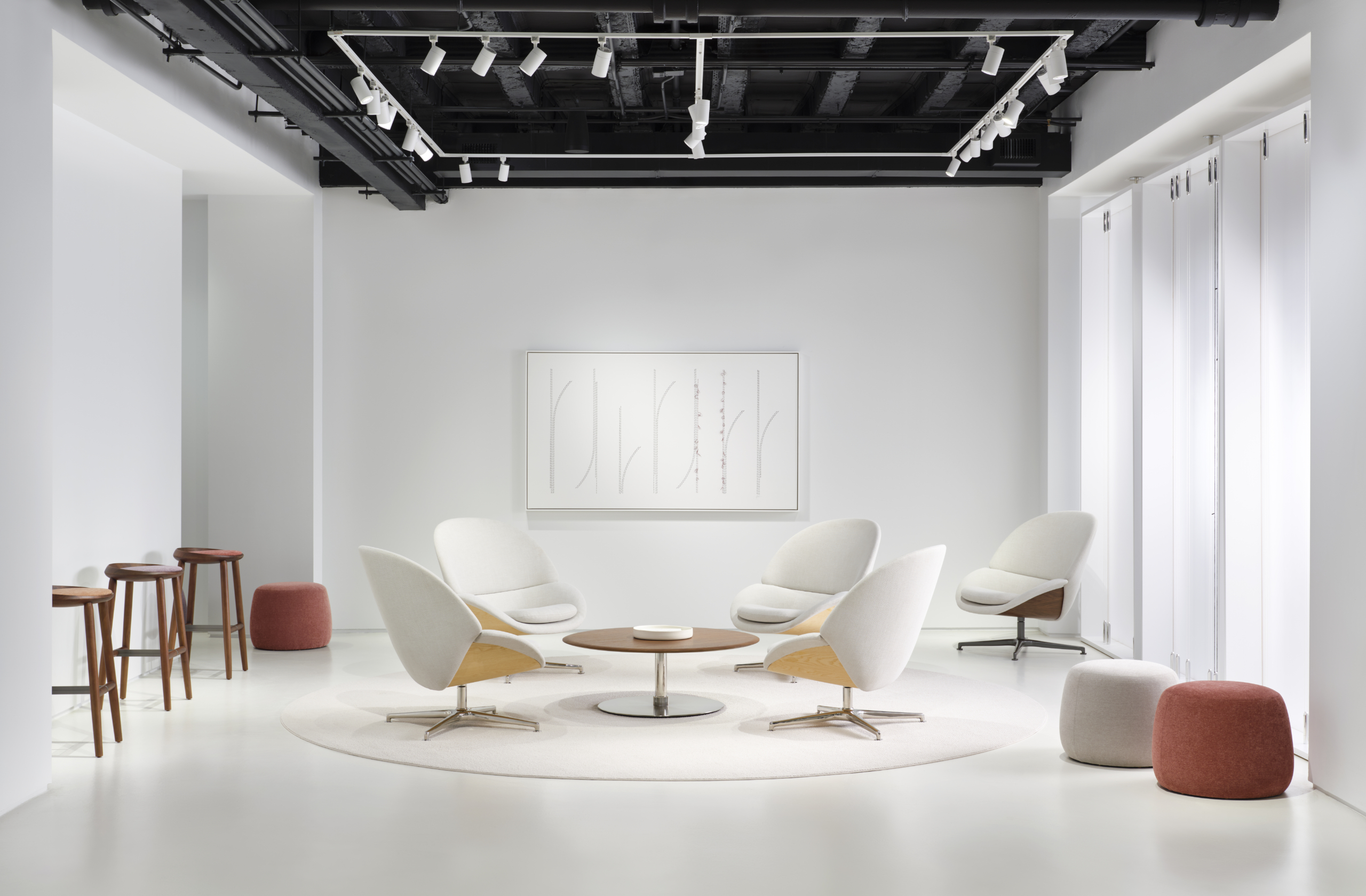 Thread, Birch No. 01 in Bernhardt Design showroom, Chicago. Photo Christopher Barrett