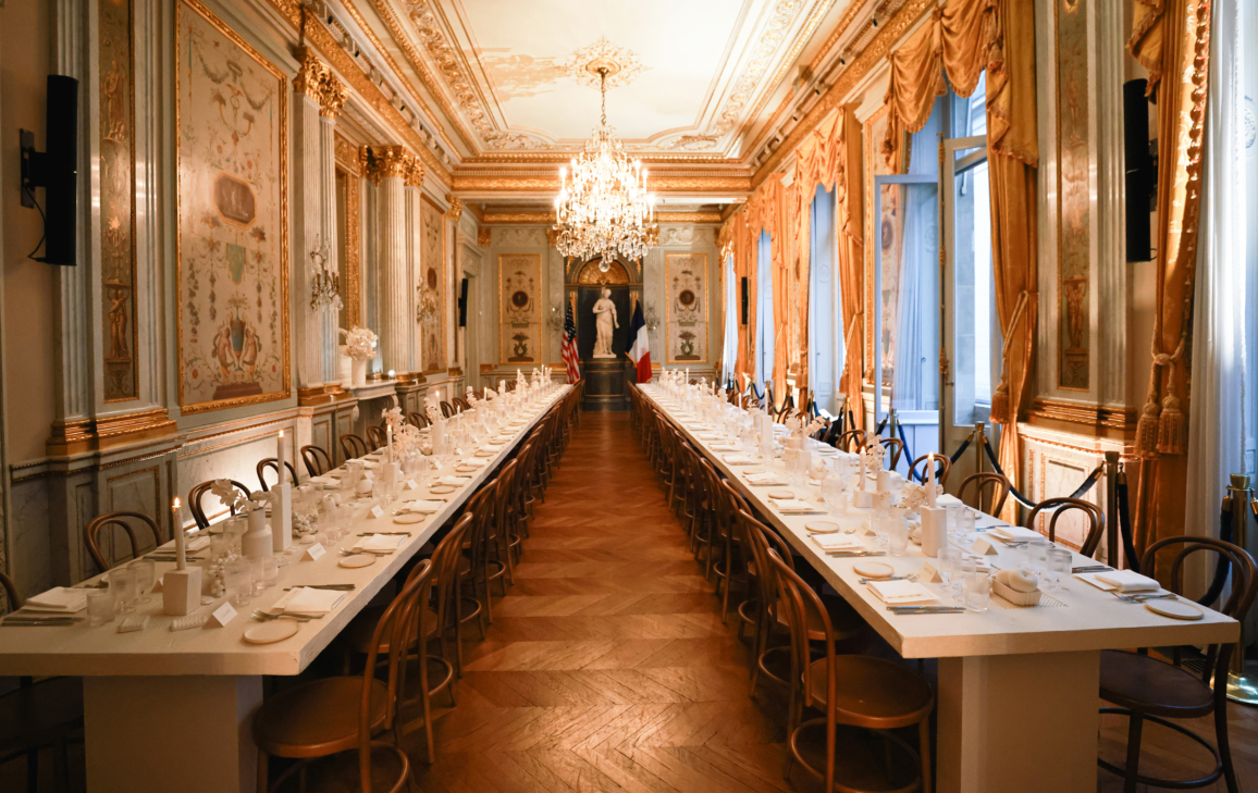 Discarded dinner series at the historic Hôtel de Talleyrand, Paris. Photo by Bre'Ann White